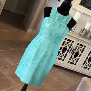 J. Taylor back zip lace dress, size 4